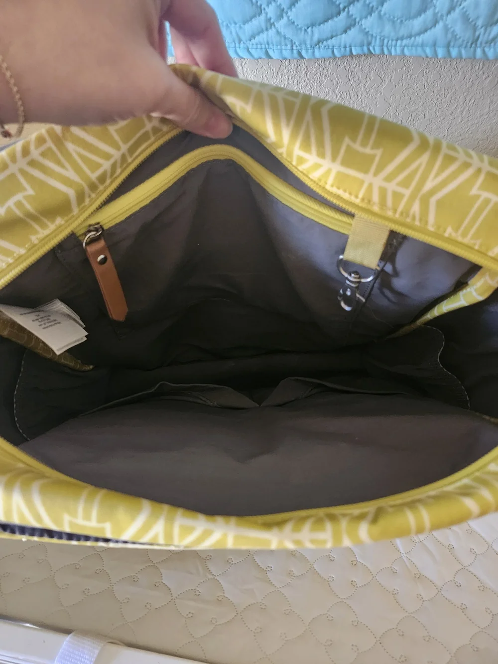 Petunia Pickle Bottom Yellowish Boxy Backpack